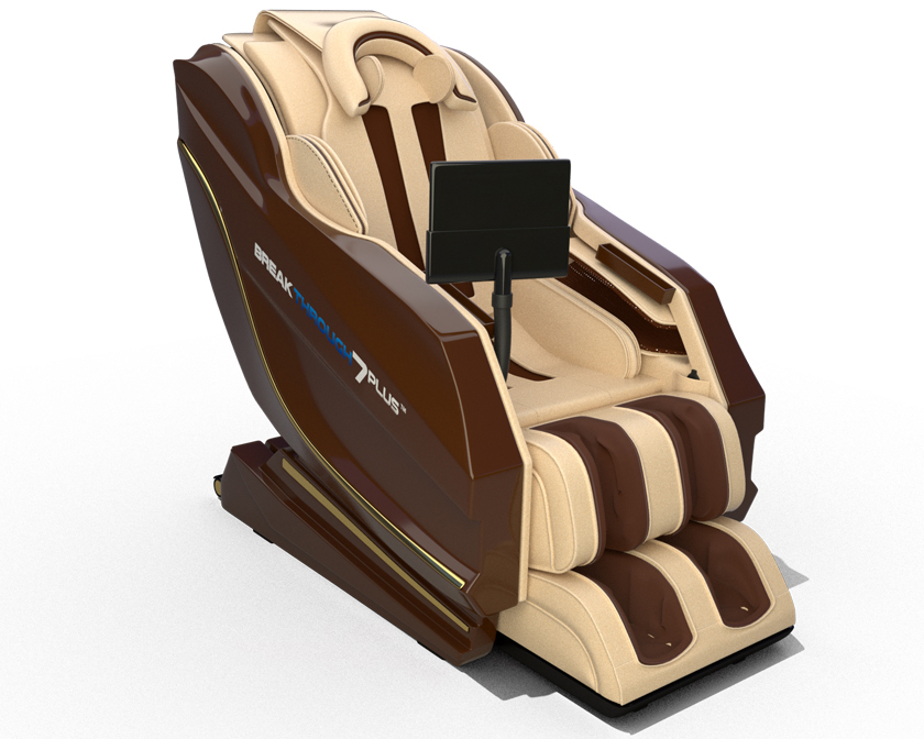 medical breakthrough 7plus massage chair brown - 7